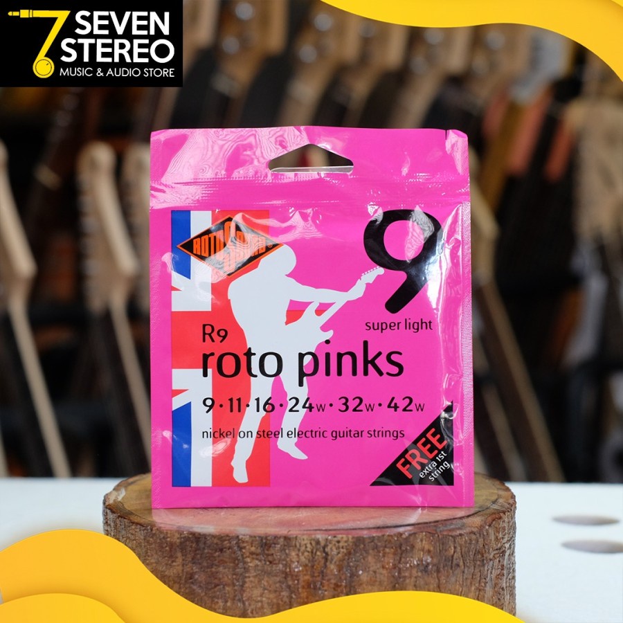 Rotosound R9 Roto Pink 09-42 Electric Guitar String Senar Gitar