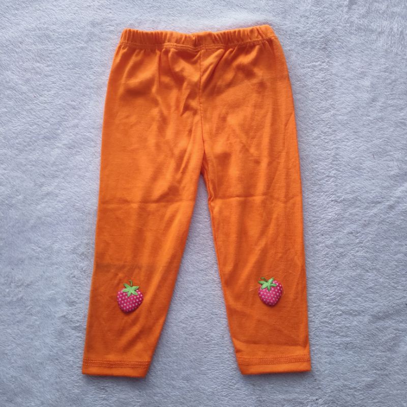 Celana Legging Anak Stroberry 1 2 Tahun Anak Cewek Perempuan Anak Perempuan Cewek Fatonahshop