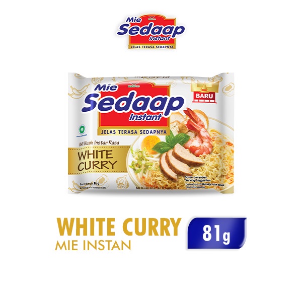 

PROMO Sedaap Mie Instan White Curry 81 gr