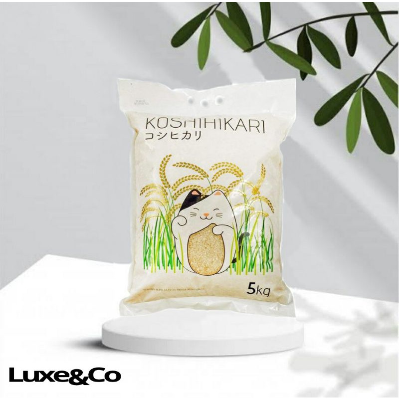 

Beras Jepang Koshihikari 5kg | Beras Sushi | Beras Japonica | Okiniri | Okiniiri | Kokoku