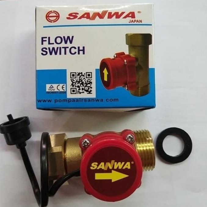 Sanwa Otomatis Flow Switch 3/4" - Water Flow Switch Pompa Otomatis