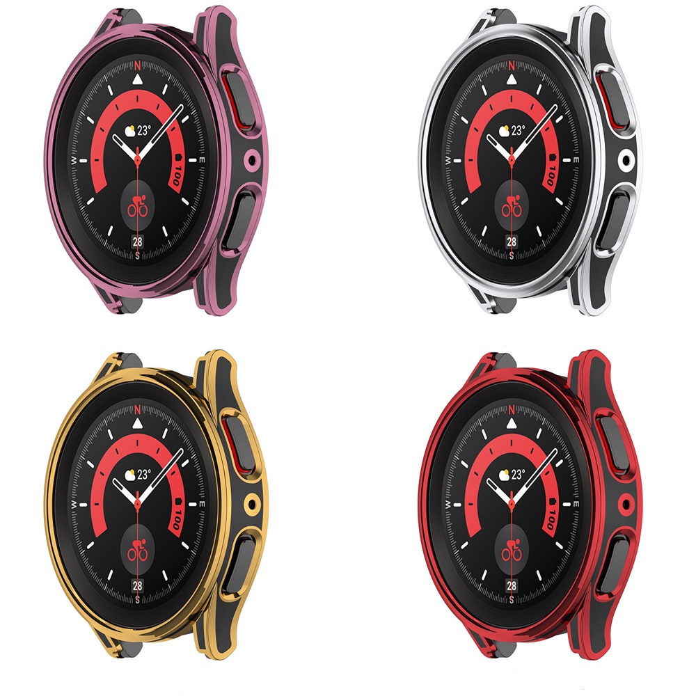 Casing Hard Case PC Untuk Samsung Galaxy Watch 5 Pro 45MM Watch4 / 5 40MM 44MM