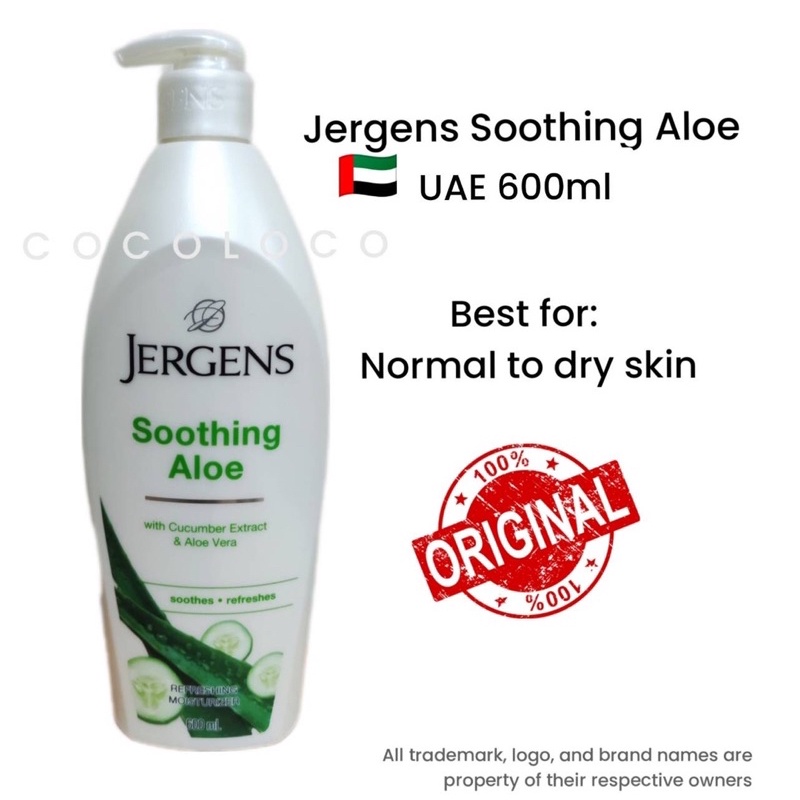 Jergens Body Lotion 650 ml Aussie Original