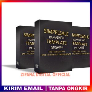 simpel template desain islami RAMADHAN & IDUL FITRI POWERPOINT ZIFANA DIGITAL