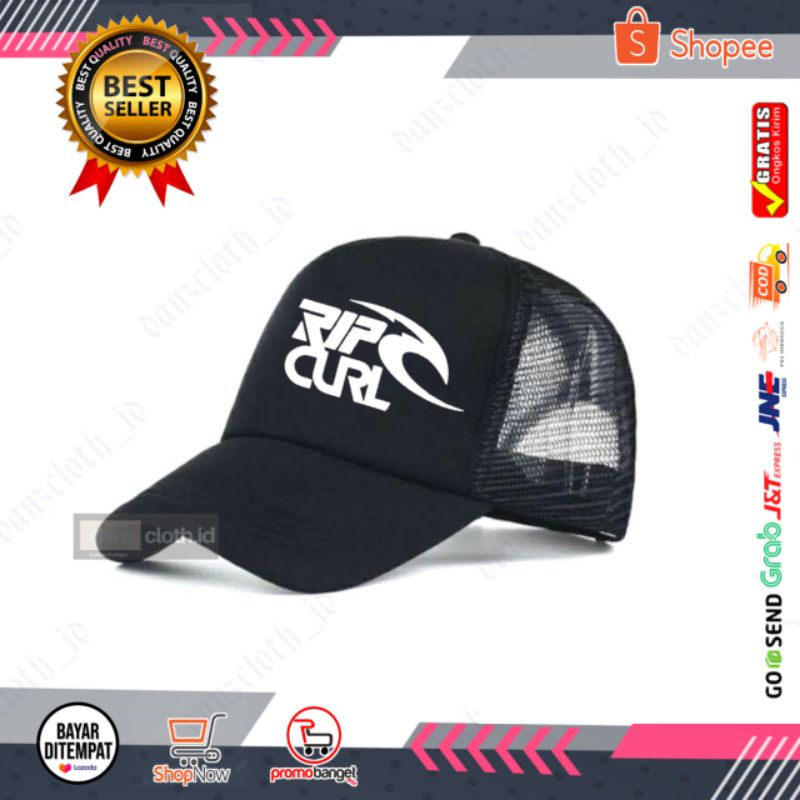 Topi Pria Dewasa Ripcurl Jaring Trucker Original Import Murah Premium