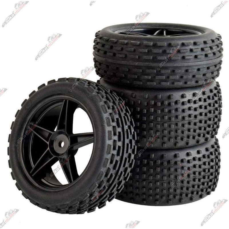 4Pcs Ban RC 1/10 Buggy Tires Offroad 85mm Ban Buggy 1:10