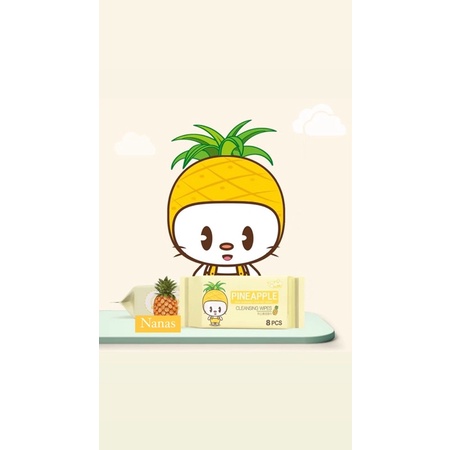 Tisu Basah Mini Karakter 4 Pack Tisu Basah Travel Non Alkohol Tisu Basah Mini Isi 8 Sheets Tisu