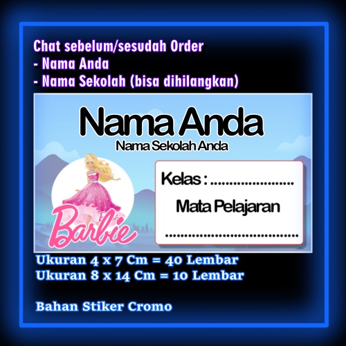 

Stiker Label Buku Buah Buahan Fruit Vegetable Karakter Lucu Custom Lebel Nama cromo murah 20 Varian berbeda Sticker Pelajaran Mapel buku anak sekolah Vol 12