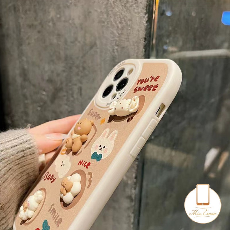 3d Mainan Boneka Lucu Soft Case Untuk Samsung A04s A03s A04 A12 A13 A32 A03 A53 A52s A50s A22 A52 A73 A23 A50 A21s A30s A20 A14 A72 A10s A71 A51 A20s A31 A1 A33 Candy Bear Rabbit Cover