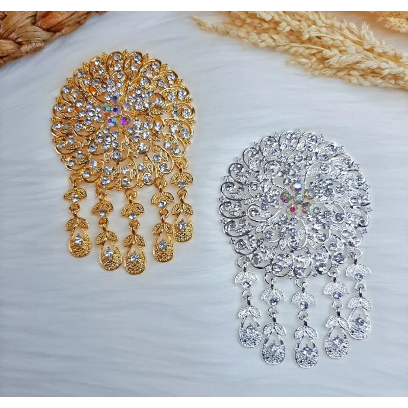 BROSS KEBAYA / BROSS PENGANTIN / BROSS MODERN / BROS KEBAYA BAHAN BAGUS 1 BUAH