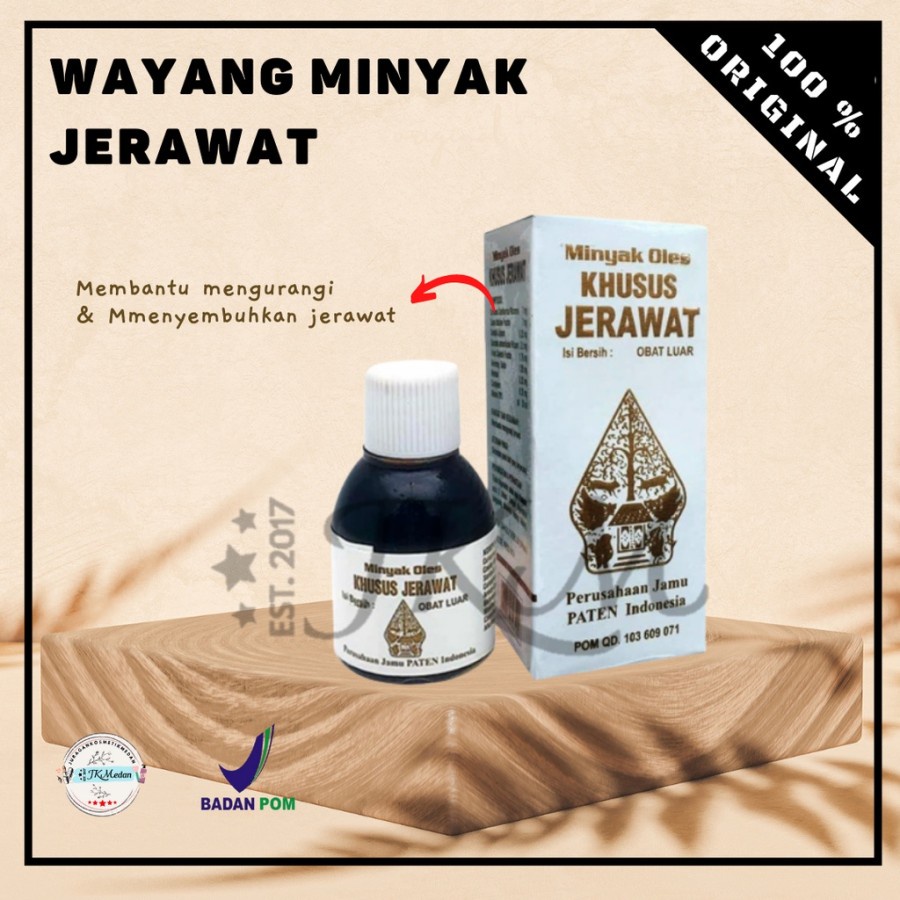 LT- MINYAK OLES KHUSUS JERAWAT CAP WAYANG - OBAT JERAWAT WAYANG