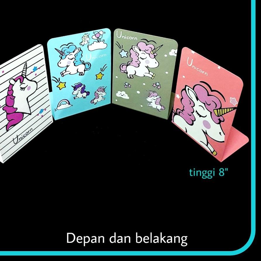 

New SOS Book End seri 777 1 set/2 pcs / Pembatas Buku Besi / Pembatas Buku ✓