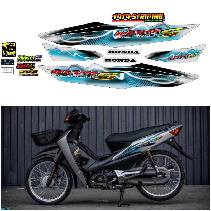 striping wave 100 s thailand wave 110 thailand supra fit new