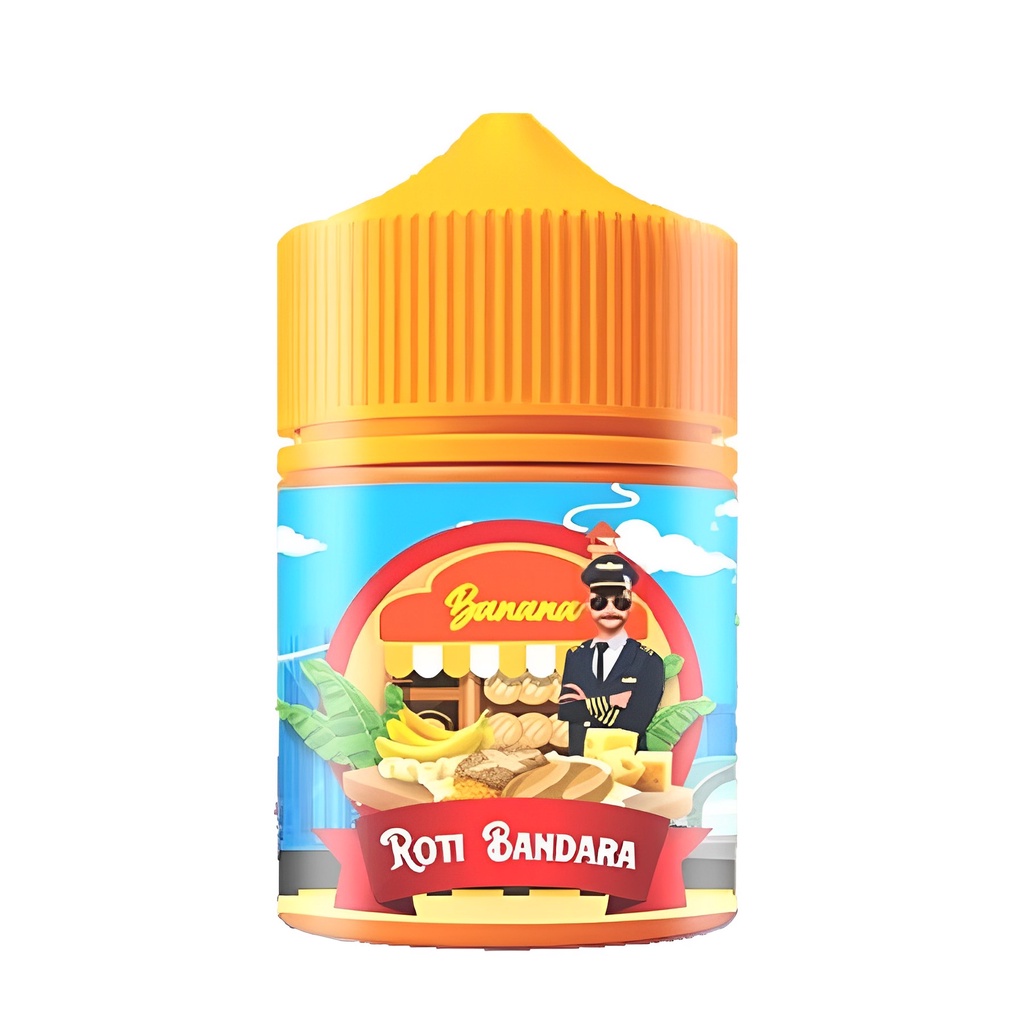 Roti Bandara V2 Banana 60ML by Java Juice x VaporKing