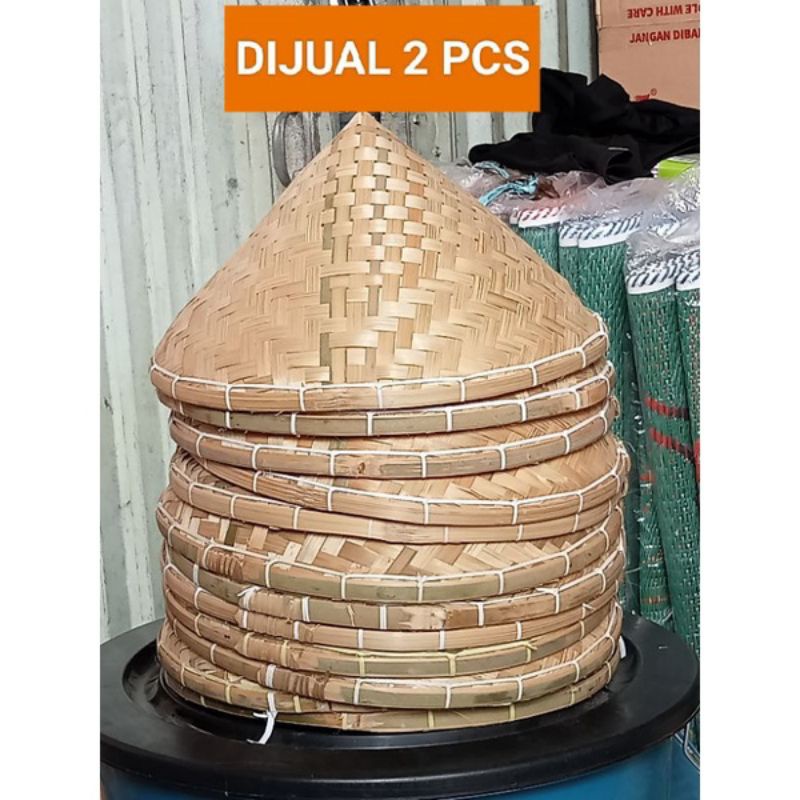 PROMO 2PCS KUKUSAN BAMBU / KUKUSAN ANYAMAN BAMBU/ ASEPAN BAMBU