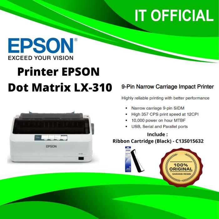 Printer Epson Dot Matrix Lx-310 Baru