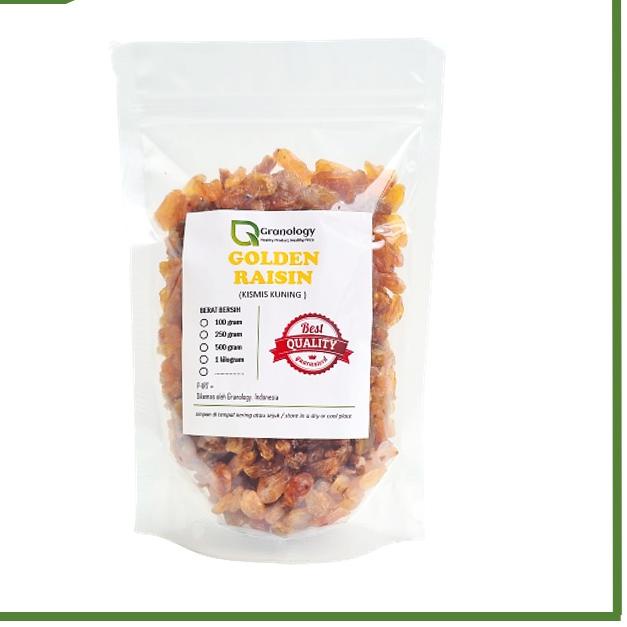 

BAYAR DITEMPAT✔️Golden Raisin / Kismis Kuning Kering (500 Gram) by Granology|RA4