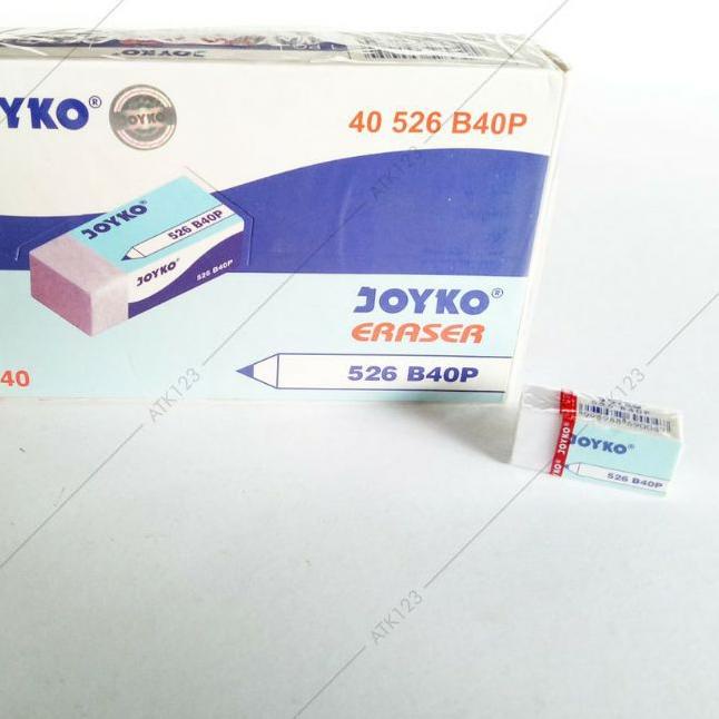 

COD✔️Penghapus Pencil Joyko putih 526 b40 p tertera harga 1 pack isi 40|KD5