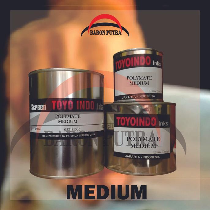 

Silahkan Order] TINTA TOYO POLYMATE MEDIUM 500GR (TINTA PLASTIK)