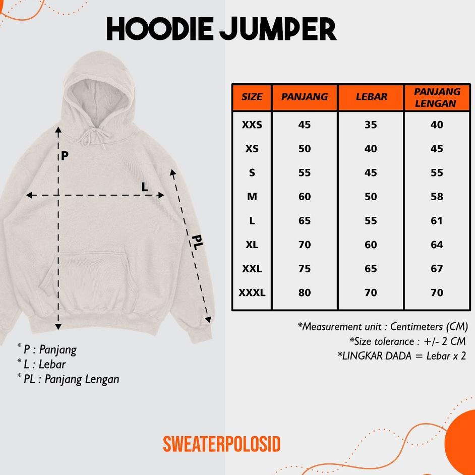 Hoodie Jumper WAUAU (Bordir) S-XXL [SUK.22Oc22ĸ]