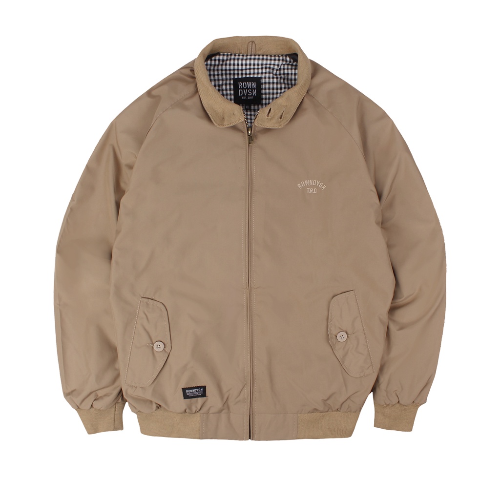 Rown Division Storage Harrington Jacket - Rowndvsn Jaket Harrington Lysias Cream
