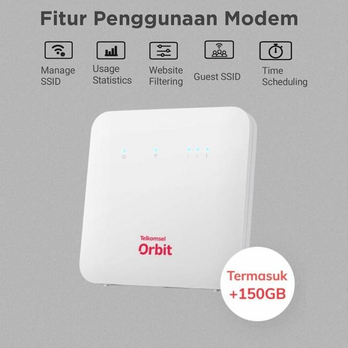 Modem Telkomsel Orbit Star 2 Unlock Operator free Orbit 150gb Wifi