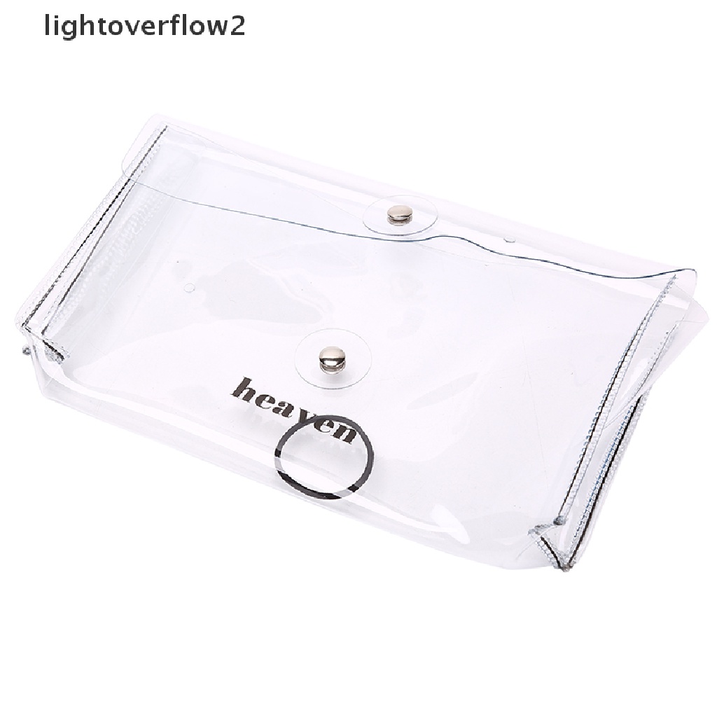 (lightoverflow2) Tempat Pensil Transparan Bahan PVC