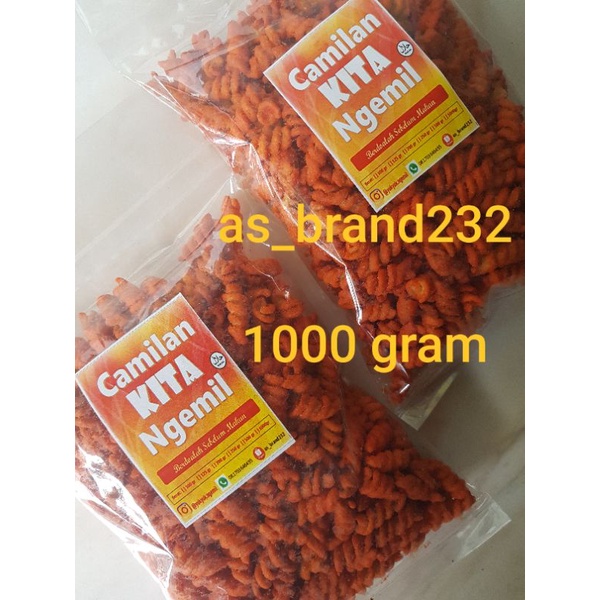 Jual Makaroni Spiral Pedas 1 Kg Makaroni Termurah Ulir Shopee Indonesia