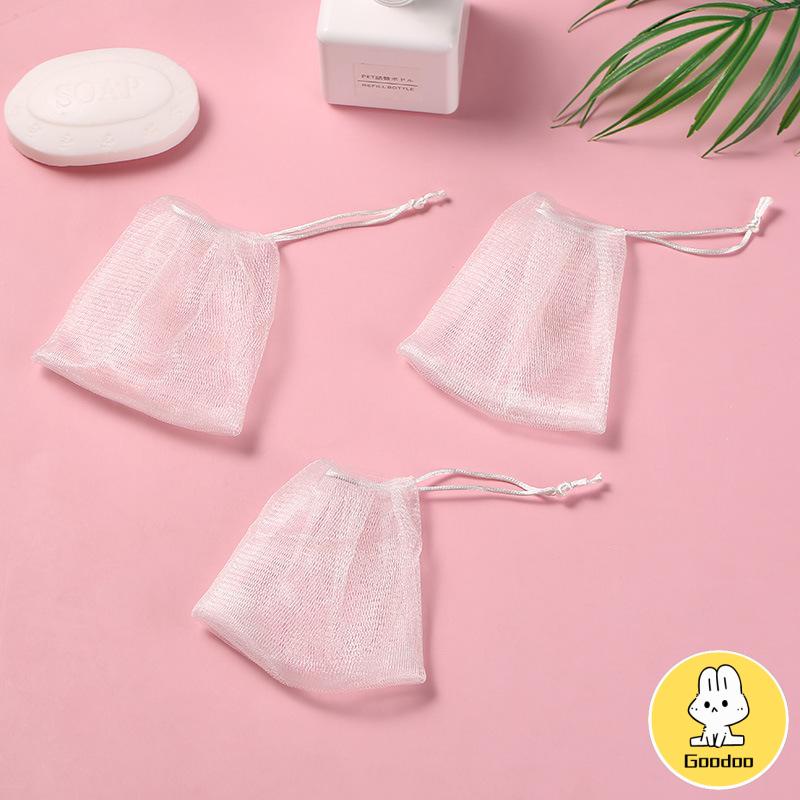 Foaming Mesh Pembersih Wajah Cleansing Mesh Handmade Soap Mesh Bag -Doo