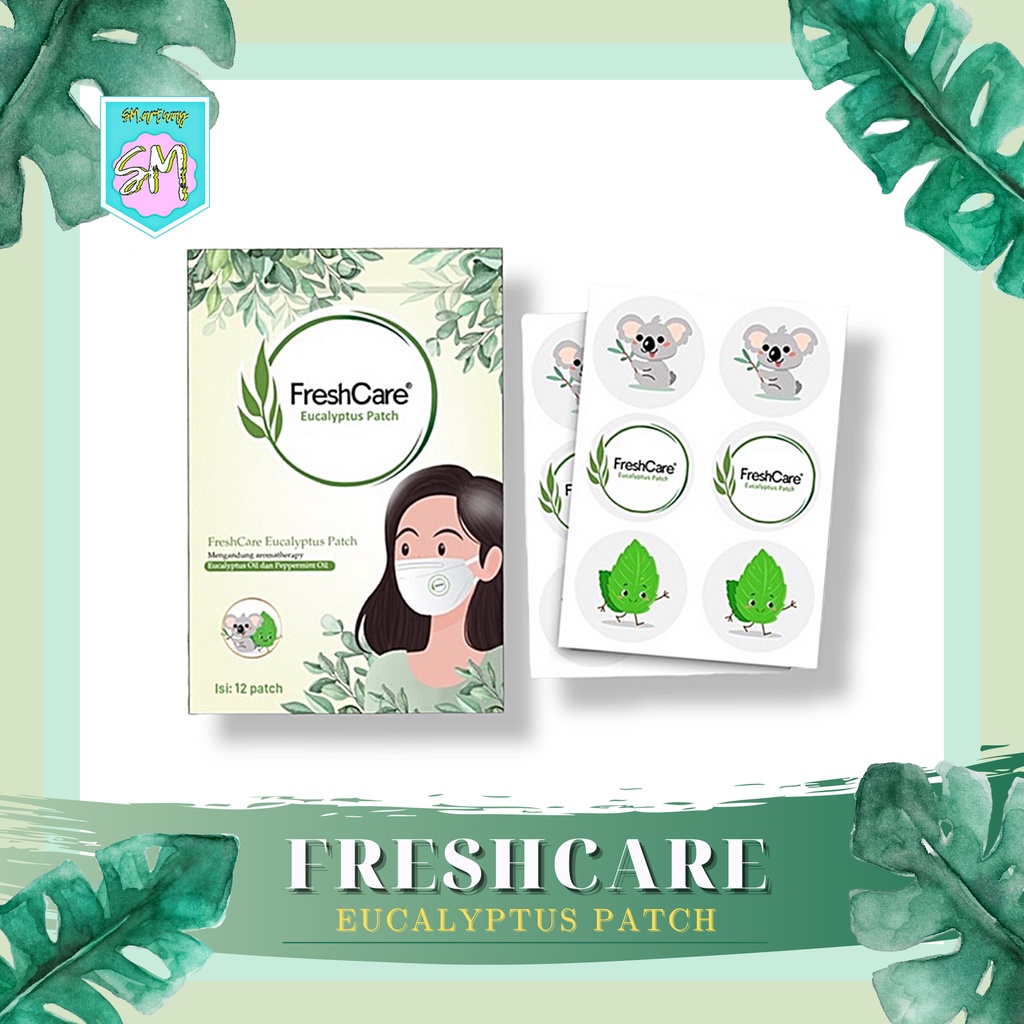 FRESHCARE Eucalyptus &amp; Telon Patch Masker Isi 12 Patches Kesehatan | Fresh Care Wangi Minyak Telon Aromatherapy