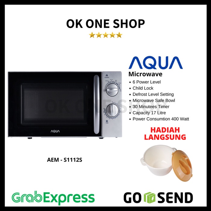 Microwave Aqua Microwave Aem-S112S (400W)