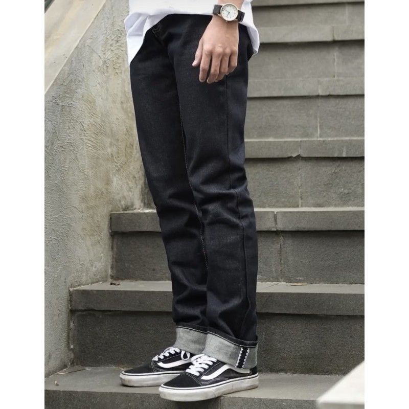 Celana Jeans Denim Selvedge 14 Oz (JACK LABEL DENIM ORIGINAL)