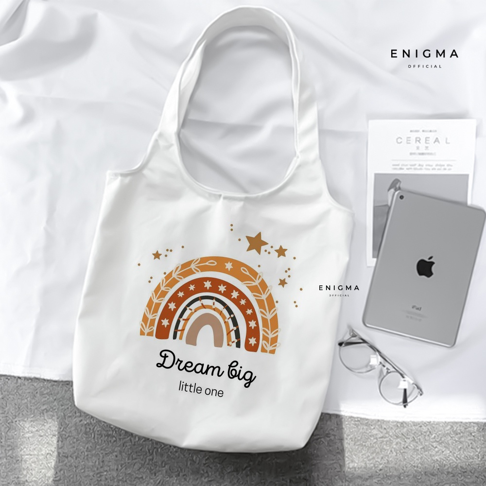 TERBARU TOTEBAG AESTHETIC KANVAS PREMIUM ENIGMA TAS WANITA TOTE BAG WANITA TOTEBAG AESTHETIC