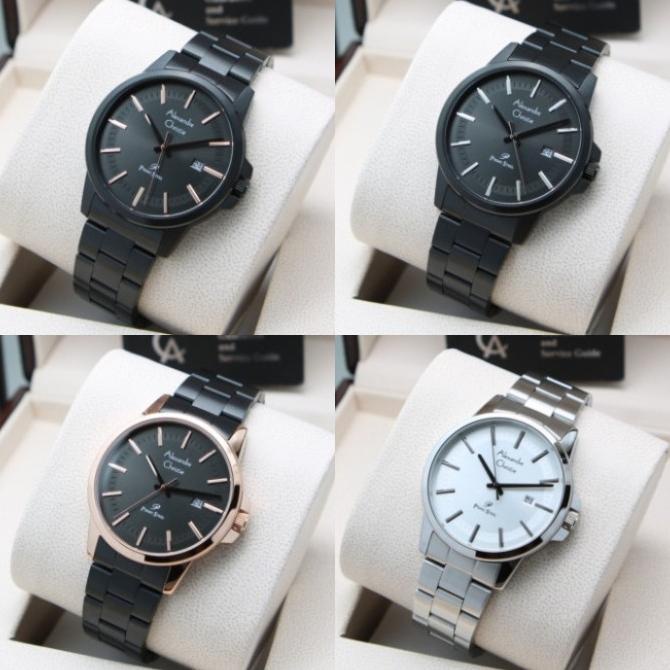 Jam Tangan Pria Alexandre Christie Ac 1034 / Ac1034 Rantai Original Tokolembar