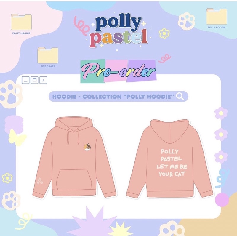 POLLY PASTEL HOODIE by BUILD JAKAPAN