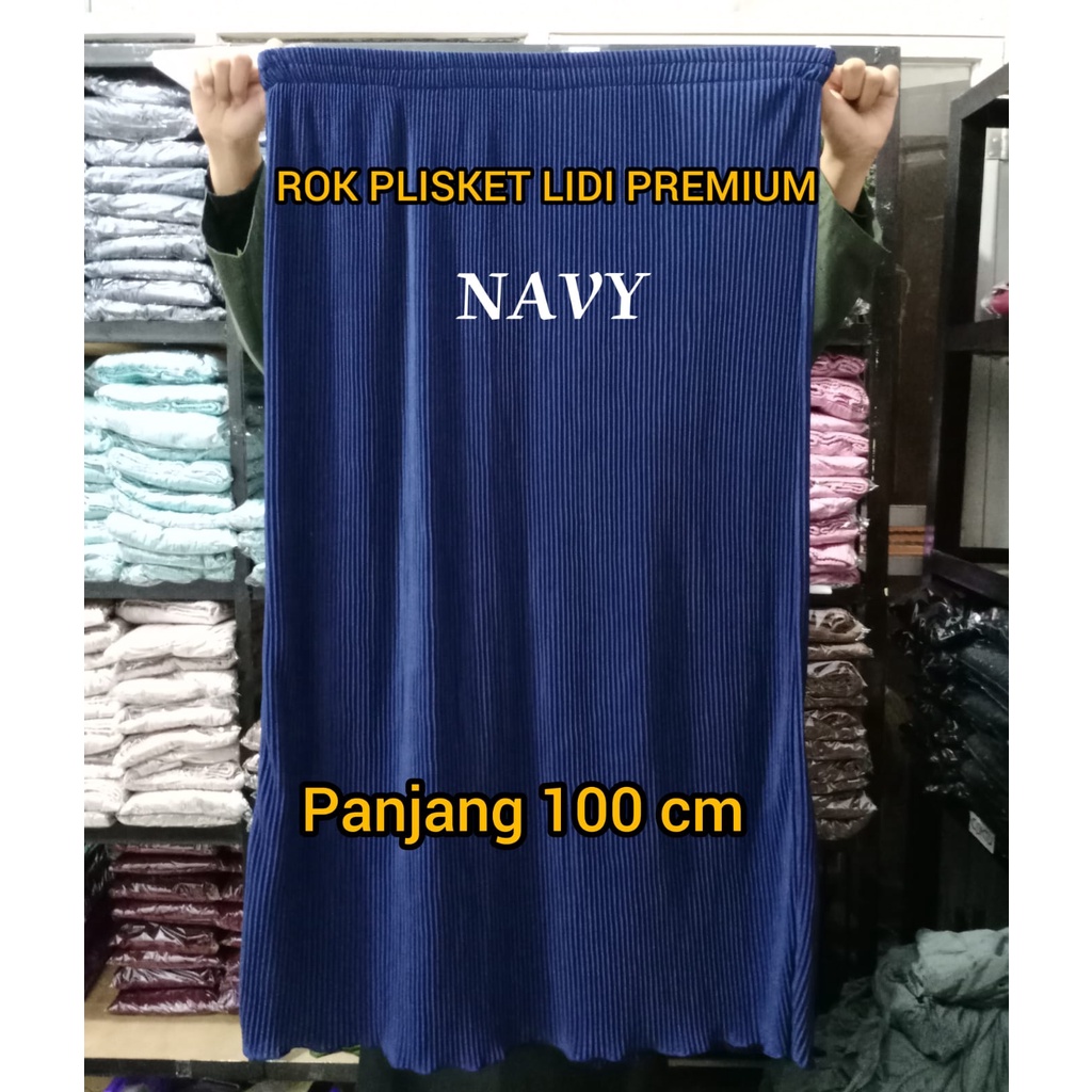 Terbaru!! Rok plisket lidi premium jumbo xxl