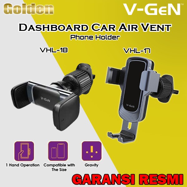 VGEN V-GeN VHL-17 VHL-18 Dashboard Car Phone Air Vent Holder HP Mobil