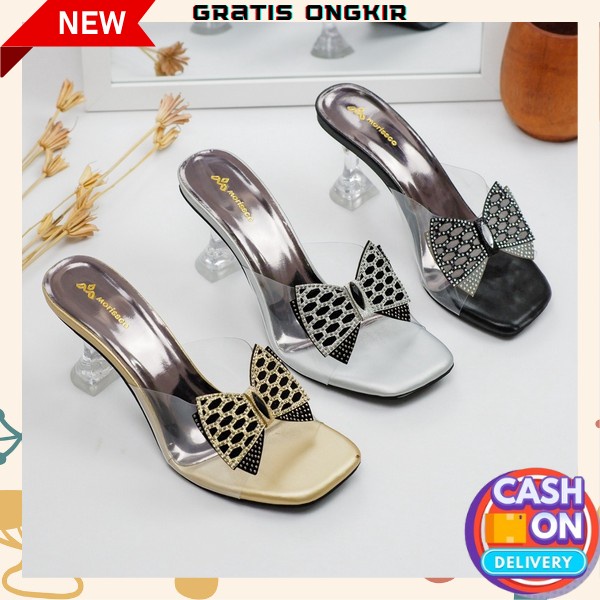 Sandal Import Kerja Kantoran Haihils Kekinian Cewek Wanita Pesta Kondangan Hak Tinggi Sepatu Hak Pes