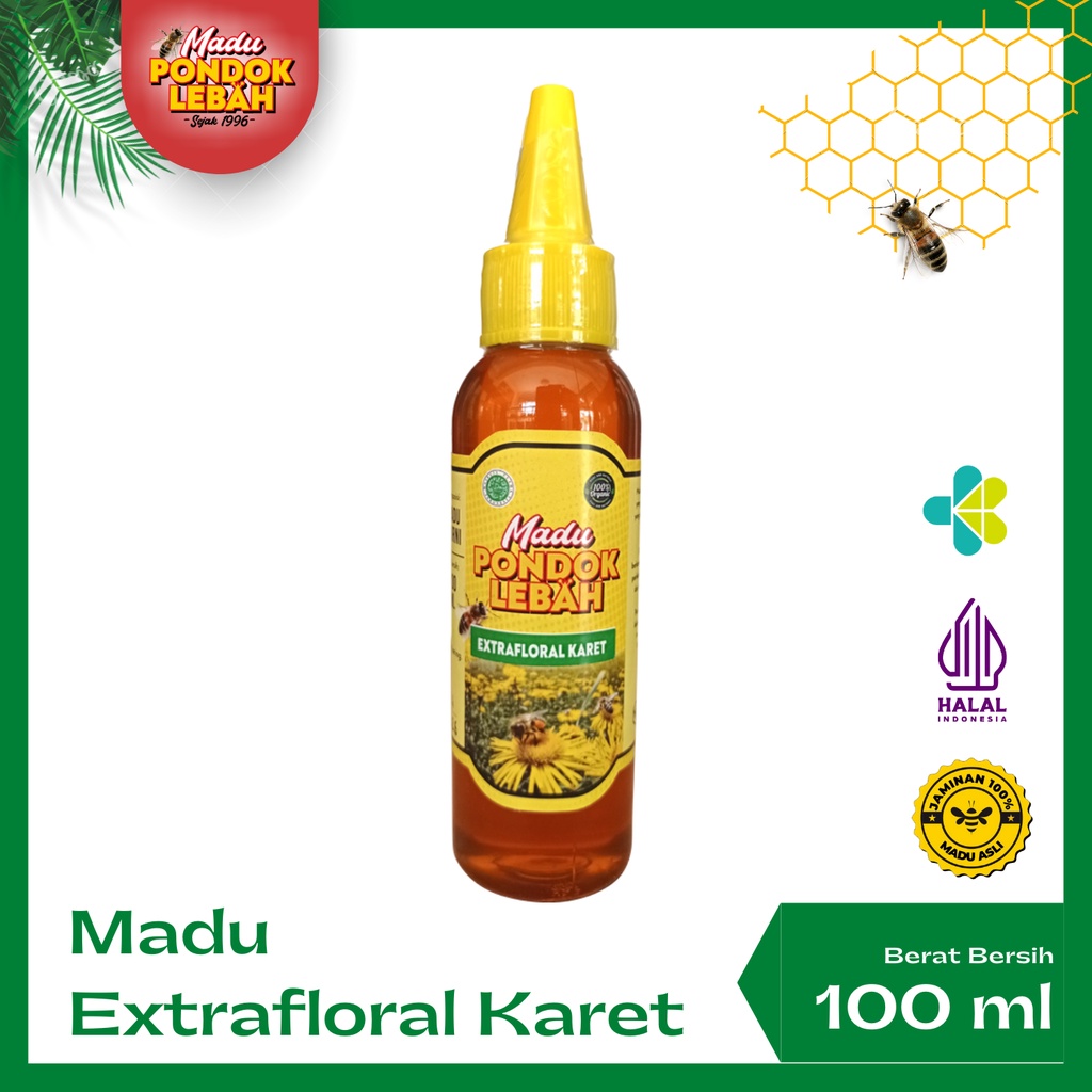 

Pondok Lebah - Madu Asli Karet Premium 100ml