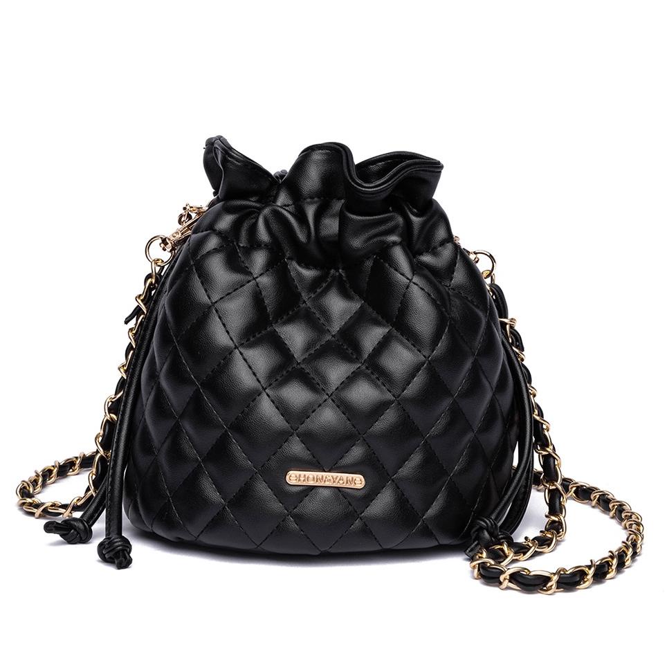 M74I [HONYAN ] Tas Selempang Serut Import Slingbag Cewek Tali Serut - Sean Sling Bag DCN