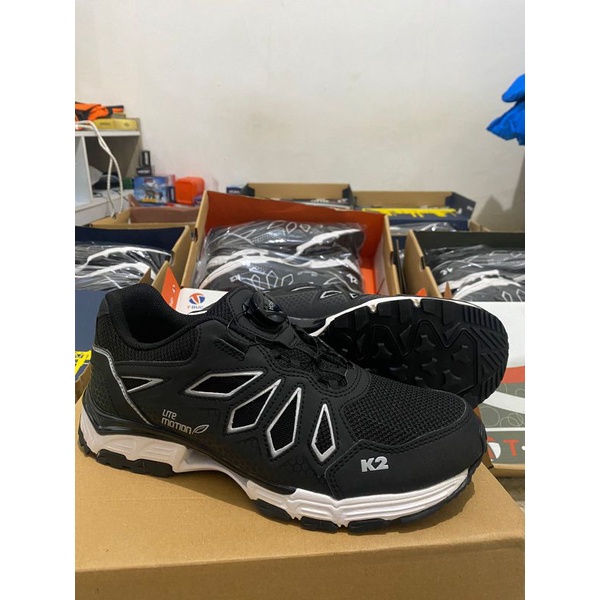 sepatu hikining trail K2 original boa system adventure gunung  lite