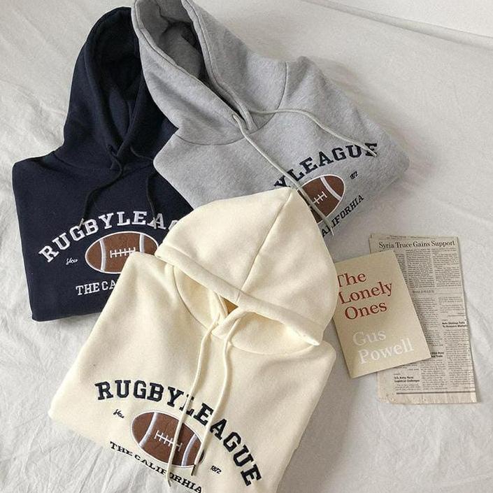 Menarik SWEATER HOODIE WANITA || RUGBY CALIFORNIA SWEATER HOODIE