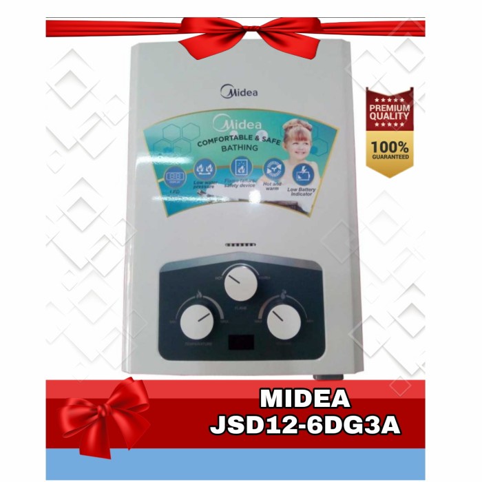 Water Heater Water Heater Gas Midea Jsd12-6Dg3A