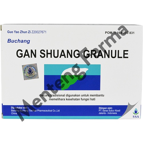 Gan Shuang Granule - Obat Herbal Hepatitis / Sakit Kuning