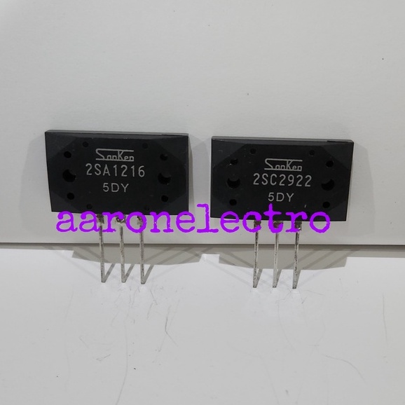 Transistor Sanken 5DY SA1216 SC2922 A1216 C2922 1216 2922 RRT