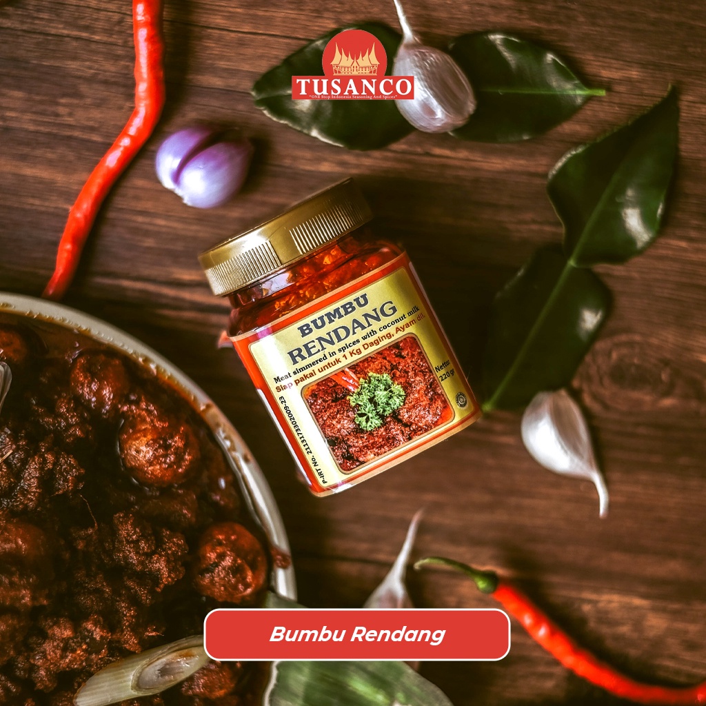 

Bumbu Rendang Tusanco untuk 1 kg daging
