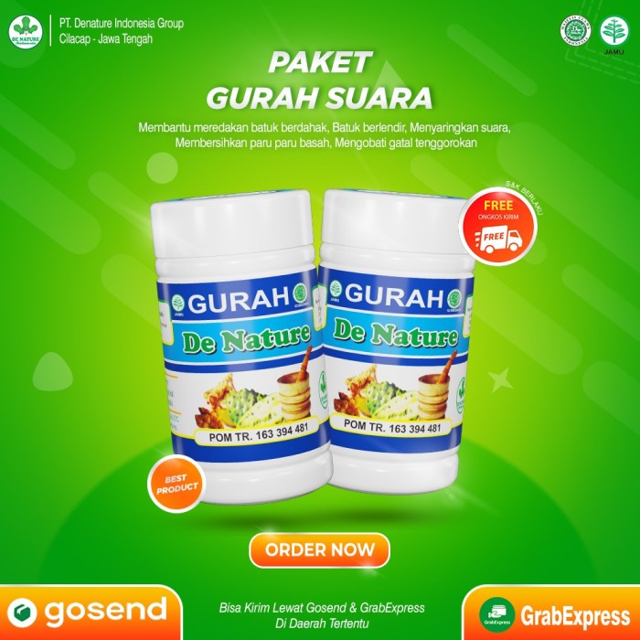

ORIGINAL MURAH OBAT HERBAL PENYARING SUARA AMPUH - GURAH HIDUNG SUARA PARU DE NATURE