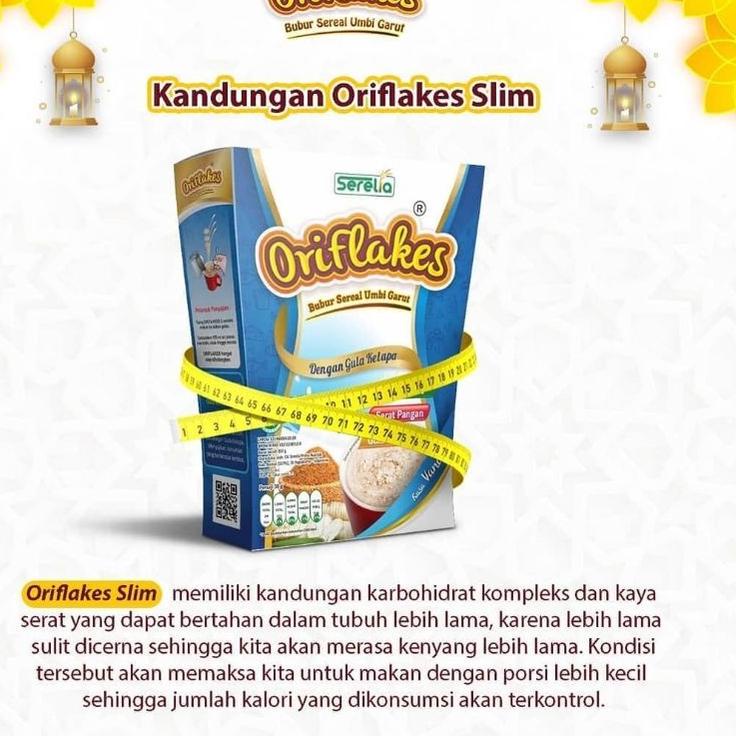 

Harga Terbaik--Paket hemat 5 box oriflakes sereal umbi garut 350 gram slim diet maag & asam lambung