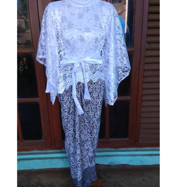 Cape Brokat bunga tali/ Set Cape tali "MDN.18Oc22ᴶ"