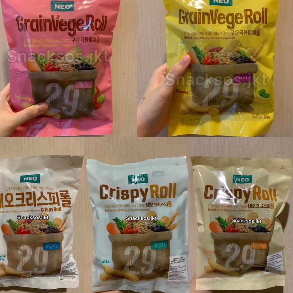 

Makin murah--[PACK] NEO BAKED CRISPY ROLL VANILLA / CREAM CHEESE / CHEDDAR CHEESE CEMILAN KOREA